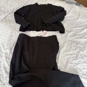 Smash and Tess Body Con Crop Top and Pencil Skirt Set